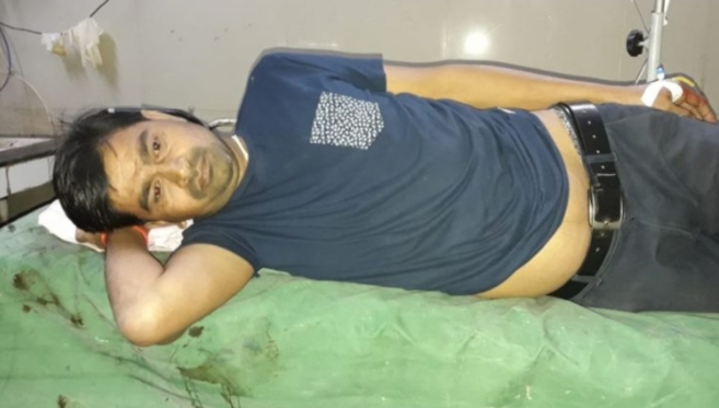 कवरेज कर लौट रहे पत्रकार को मारी गोली