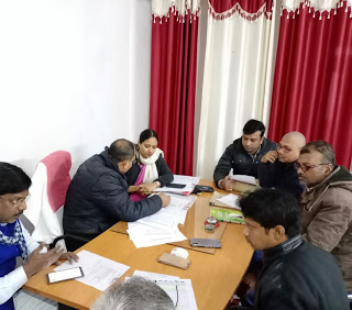 नप कार्यालय द्वारा सशक्त स्थाई समिति कि बैठक हुई सम्पन्न 