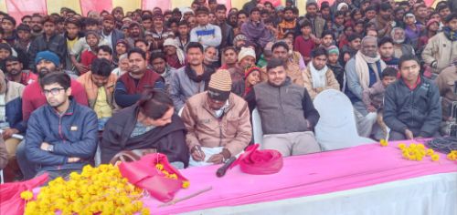 बहराइच तहसील महसी ब्लाक तेजवापुर के ग्राम पंचायत में कुश्ती दंगल का आयोजन किया गया