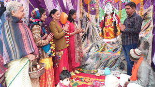 धूम-धाम के साथ माँ सरस्वती पूजनोत्स का हुआ आयोजन