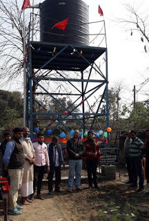  बेतिया।भवानीपुर एवं बस्ठा पंचायत के 423 परिवारों को शुद्ध पेयजल की आपूर्ति शुरू 