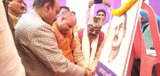  बेतिया।सम्राट अशोक सेना के तत्वधान में मनाई गई बाबू जगदेव प्रसाद की जयंती 