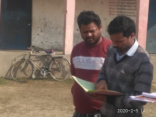  बगहा।राजकीय प्राथमिक विद्यालय हरपुर का एसडीएम प्रभारी ने किया निरीक्षण 