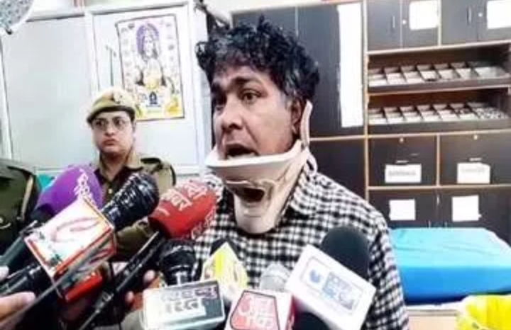 लखनऊ: पर्वतारोही पद्मश्री अरुणिमा सिन्हा के जीजा ने विधानसभा के सामने खुद को लगाई आग