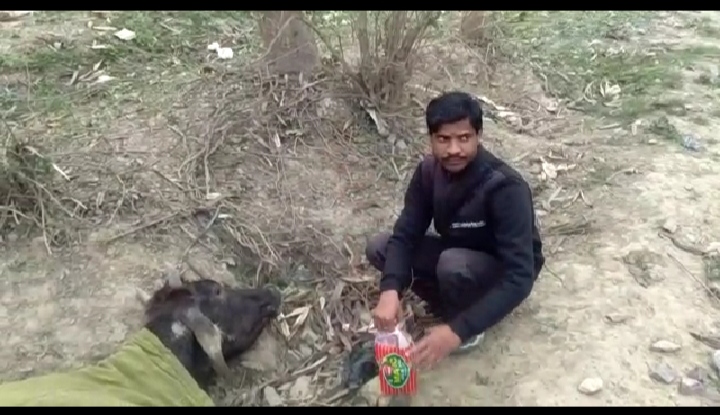 मानवाधिकार के तहसील अध्यक्ष विशाल भारद्वाज ने पेश की मानवता की मिसाल मौके पर मौजूद रहकर कराया गया इलाज