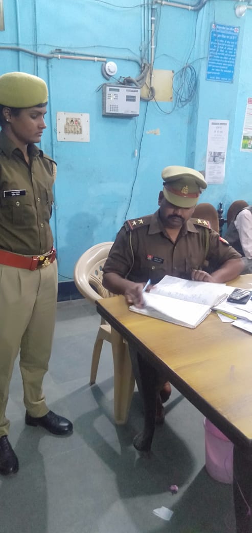 बैंक चेकिंग अभियान चलाया गया पुलिस अधीक्षक महोदय खीरी के द्वारा