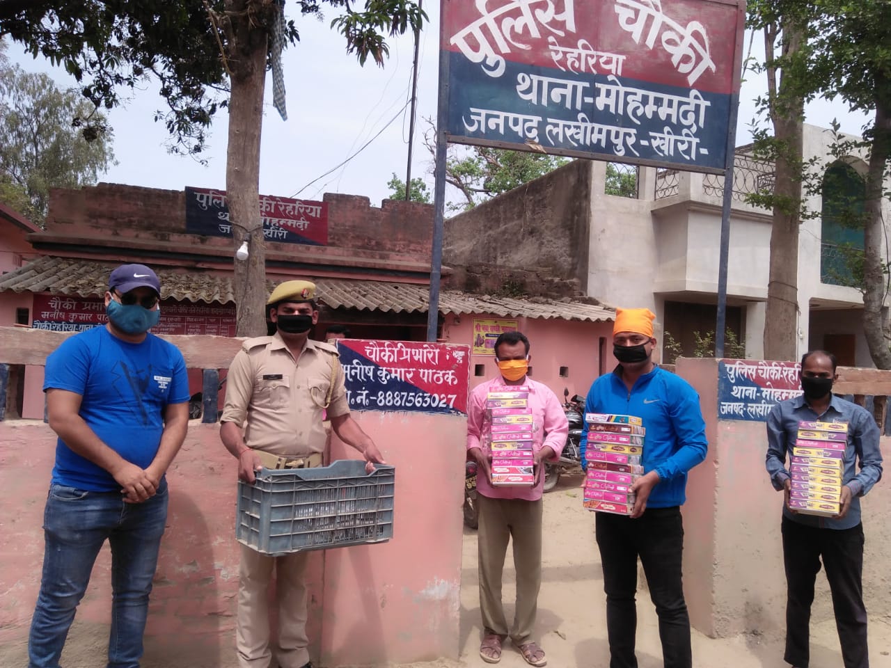 मानव सेवा ही सर्वश्रेष्ठ सेवा है चौकी इंचार्ज