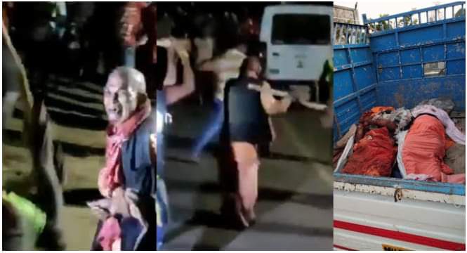 महाराष्ट्र के पालघर जिले के अंतर्गत आनेवाले गड़चिंचले गाँव के लोगों ने चोर समझकर 2 साधु संतों और उसके ड्राइवर को पीट पीटकर मारा