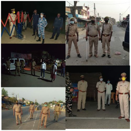 श्रावस्ती करोना वायरस के बचाव / नियंत्रण के दृष्टिगत व उल्लंघन करने वाले तथा अवैध शराब , शांति भंग, चेक पोस्ट पर वाहन चेकिंग की जा रही है।  
