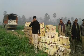 पत्रकार की स्कॉर्पियो से हो रही थी शराब तस्करी