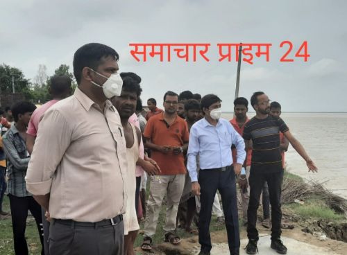 महसी तहसील के टिकुरी में कटान जारी। 