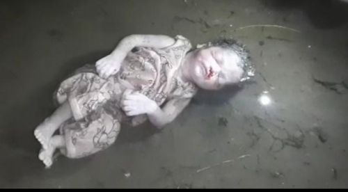 गोलवाघाट नदी में मिला नवजात शिशु का शव,
