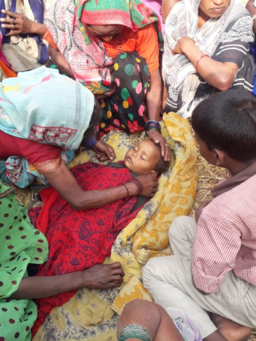 छत से गिरकर डेढ़ वर्षीय मासूम की मौत।