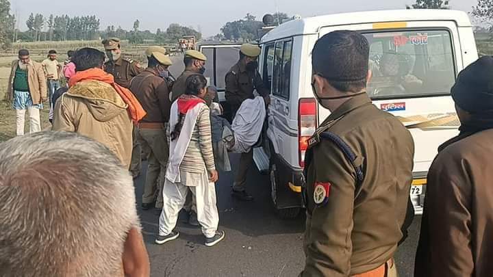 SPGonda कि तत्परता से दोनों घायलों की जान बच गई। 