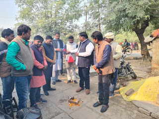 49.03 लाख की आधा दर्जन सड़को की चेयरमैन ने रखी आधारशिला