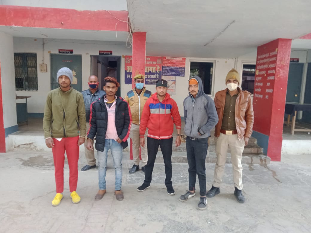 फैक्ट्री में मारपीट व तोड़फोड़ करने वाले चार आरोपी गिरफ्तार