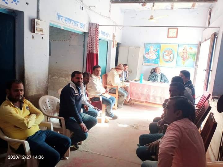 (डभौरा)-राष्ट्रीय स्वयंसेवक संघ उपखण्ड डभौरा की हुई बैठक