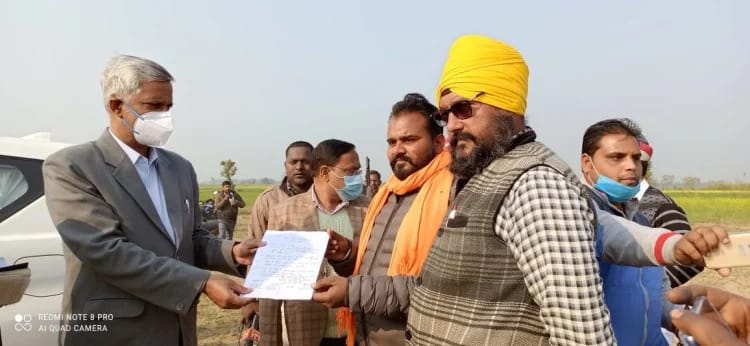 डीएम ने कहा-कोविड के चलते नहीं बन पाया बांध, अब जल्द होगा काम,