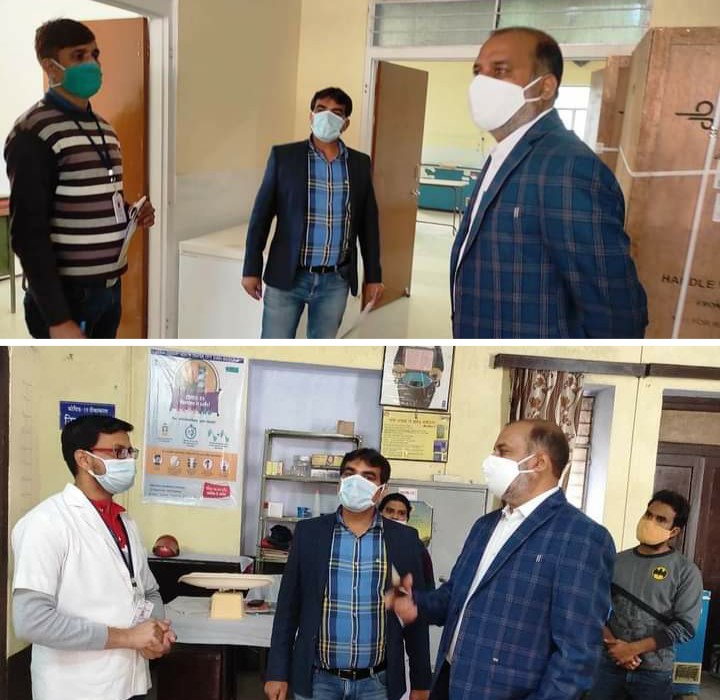 कलेक्टर ने कोविड-19 वैक्सीन जिला डिपो का निरीक्षण कर जांची व्यवस्थाएं