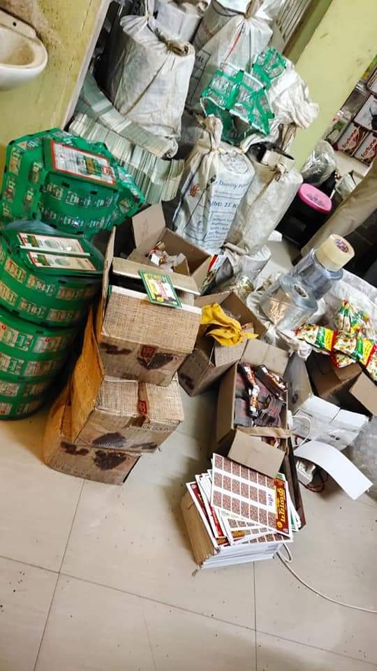 क्राईम ब्रांच एंव थाना आधारताल पुलिस की मिलावटी मसाले की फैक्ट्री पर दबिश* 