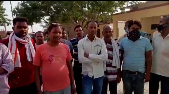 लोधा ब्लॉक में सदस्य पद प्रत्याशियों का हंगामा