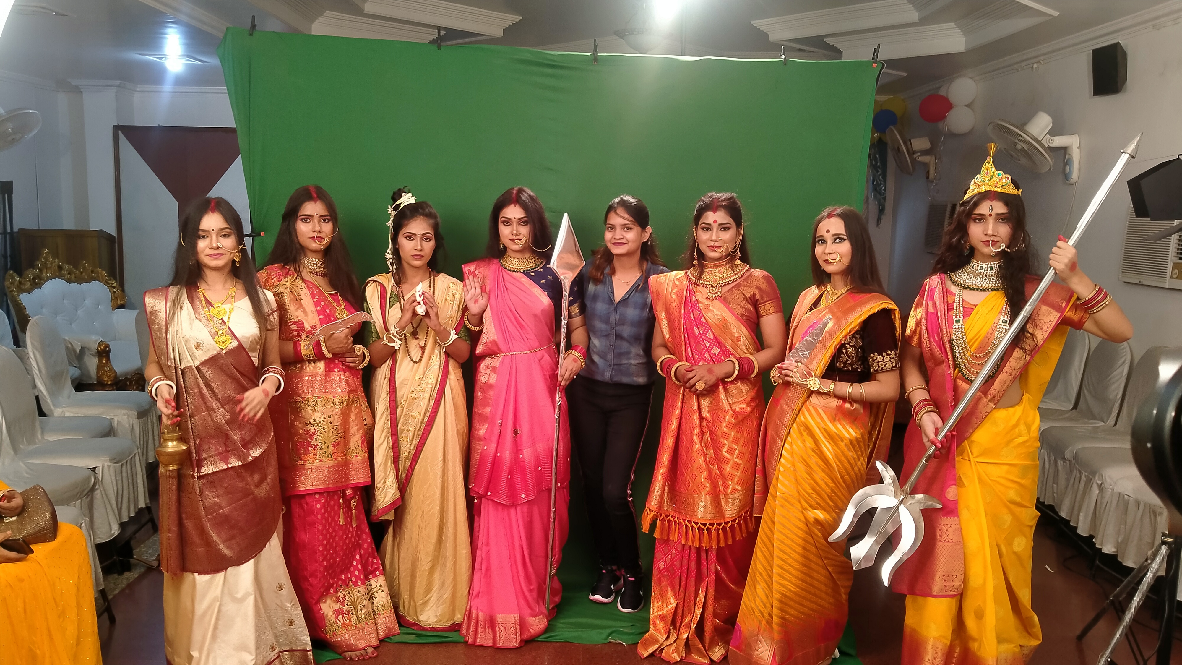 फैशन इवेंट्स की तरफ से होटल मगध में नवरात्रि का थीम शूट संपन्न हुआ