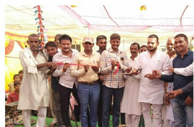 आगामी विधायक श्री बृजेश यादव जी ने किया श्रीरामलीला का फीता काटकर शुभारम्भ*