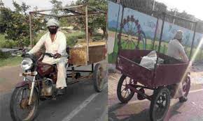 रोजाना लाखों रुपये के राजस्व का चूना लगा रहे मोटरसाइकिल से बने जुगाड़ वाहन 