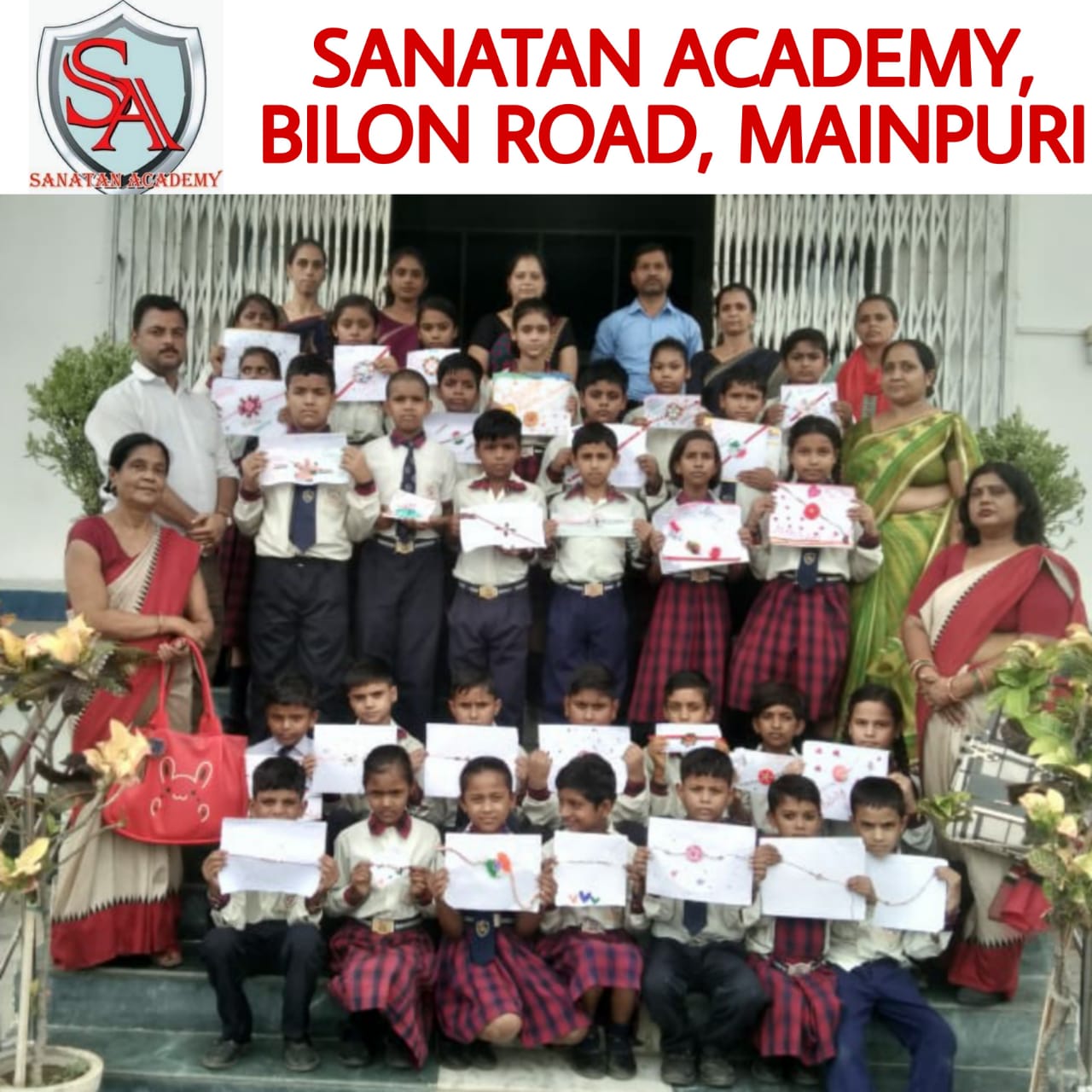सनातन अकेडमी, मै‘‘राखी निमार्ण प्रतियोगिता’’ अयोजित