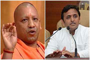 वाराणसी दौरे पर सीएम योगी आदित्यनाथ और सपा मुखिया अखिलेश यादव