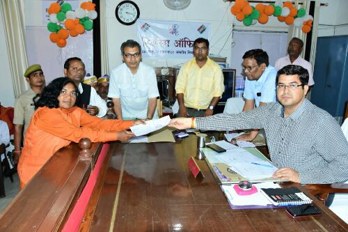 प्रत्याशियों को आवंटित किए गये प्रतीक चिन्ह