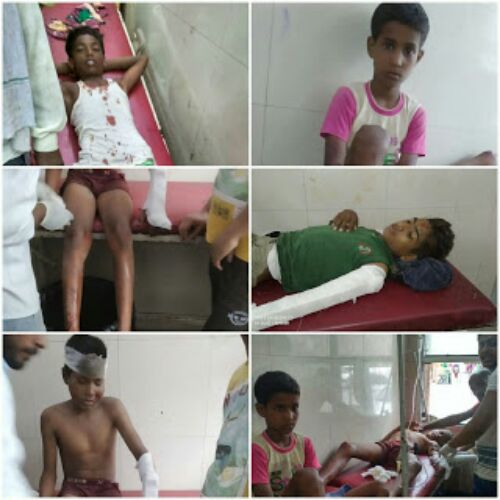 बहराइच बारिश की पहली मार न झेलसका दो मंजिला घर मकान के मलबे में दबे पाँच मासूम,,,  रिपोर्ट :- पंकज कुमार सिंह।