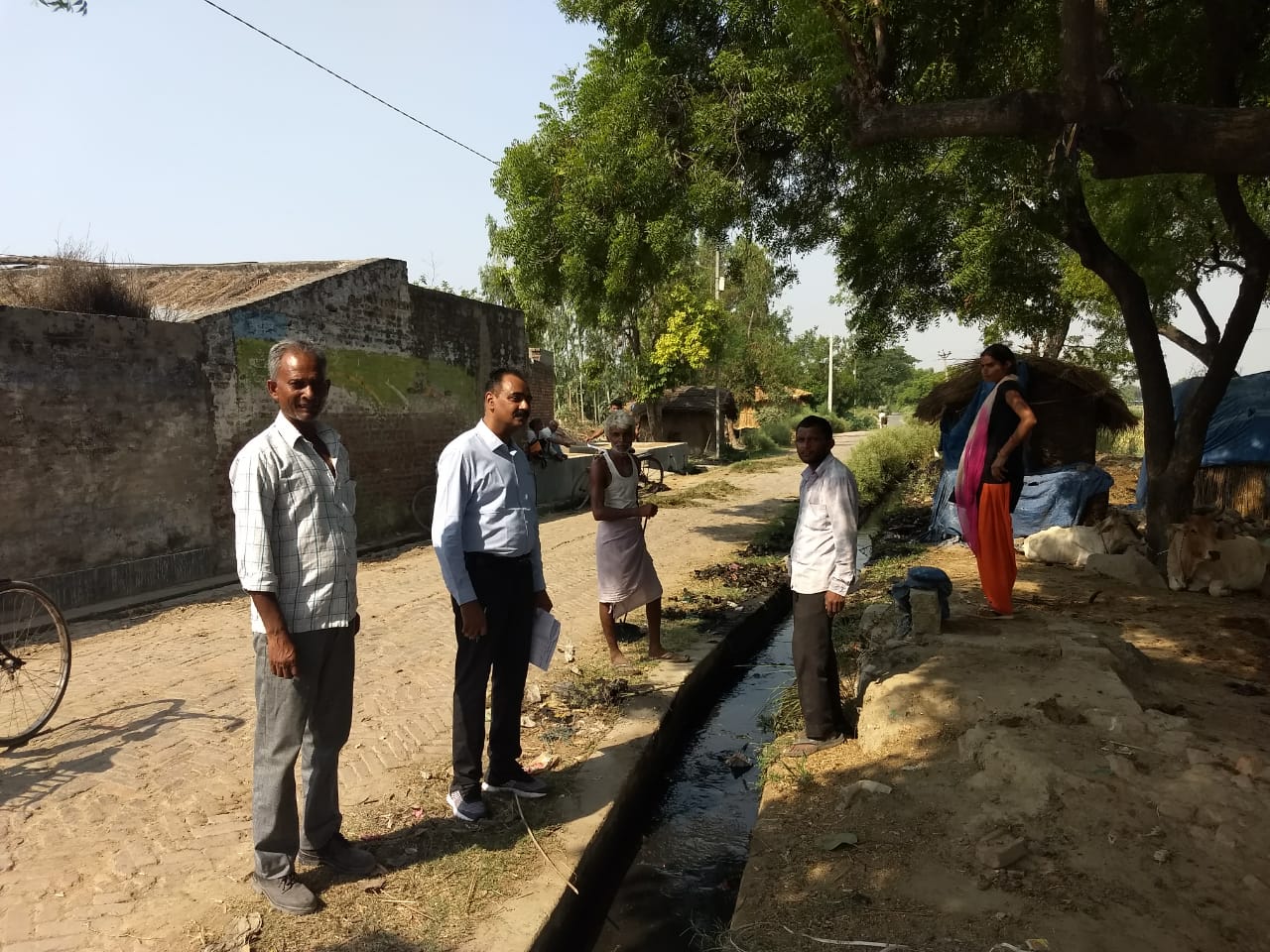 डीएम के निर्देश पर डीआईओएस ने किया जवां ब्लॉक के साथा में विकास कार्यो का किया भौतिक सत्यापन