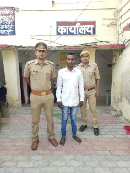बहराइच पुलिस छेड़खानी के मुकदमे के आरोपी को किया गिरफ्तार। रिपोर्ट :- पंकज कुमार सिंह।